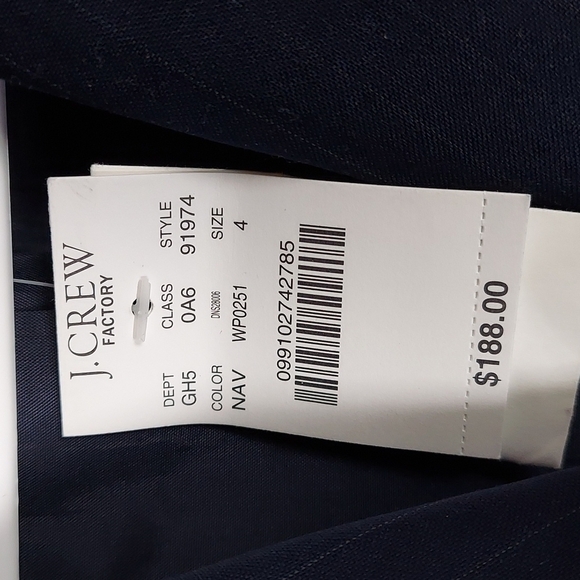 NWT J Crew Women's Blazer size 4 - Picture 3 of 6